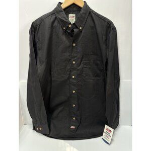 Dickies Genuine Work Shirt Large Relaxed Fit Black New with Tags **Needs Washed*